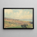 Landscape painting of a hill near Wellington - Owen Merton — framed artwork on a wall