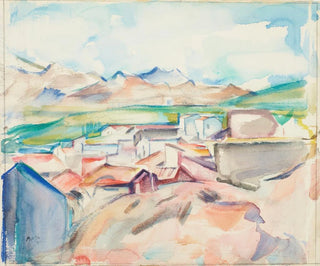 Village ensemble à Banyuls-sur-Mer - Owen Merton — artwork view