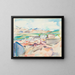 Village ensemble à Banyuls-sur-Mer - Owen Merton — framed artwork on a wall
