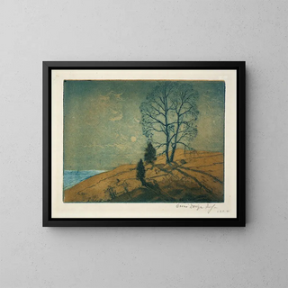 Halloween Painting - Ozias Dodge — framed artwork on a wall
