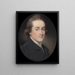 Portrait of a Gentleman - Ozias Humphry — framed artwork on a wall