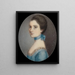 Portrait of a Lady - Ozias Humphry — framed artwork on a wall