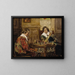 Chess-playing Cavaliers Painting - P. H. Andreis — framed artwork on a wall