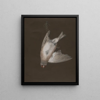 P Brown - A European Goldfinch in a Snare.webp