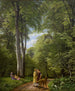 A beech forest in May near the manor of Iselingen in Zeeland - P. C. Skovgaard — artwork view