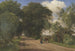 a rural road near Vognserup Manor, Zealand, by the artist JTh Lundbye sketching at the roadside - P. C. Skovgaard — artwork view