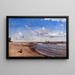 Beach at Hellebæk - P. C. Skovgaard — framed artwork on a wall