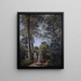 Beech wood painting in May - P. C. Skovgaard — framed artwork on a wall
