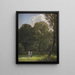 Whitening of the laundry in a clearing - P. C. Skovgaard — framed artwork on a wall