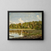By the lake Gurre, in Denmark - P. C. Skovgaard — framed artwork on a wall