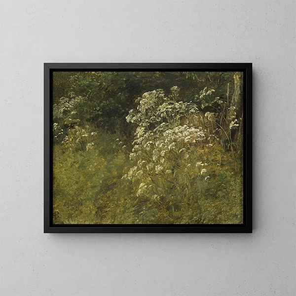 Study of the Caucasian Bear - P. C. Skovgaard — framed artwork on a wall