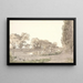L'Étang de Vogneserup - P. C. Skovgaard — framed artwork on a wall