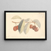 A branch with paradise apples - P. C. Skovgaard — framed artwork on a wall