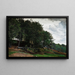 Hills wooded - P. C. Skovgaard — framed artwork on a wall