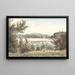 The dog on the island of Møn - P. C. Skovgaard — framed artwork on a wall