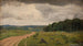 Landscape Painting at Kongens Møller, afternoon light in Sealand - P. C. Skovgaard — artwork view