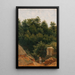 Landscape Study Painting - P. C. Skovgaard — framed artwork on a wall