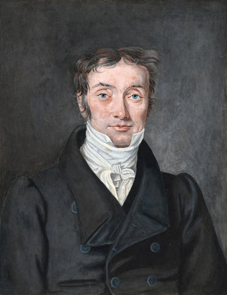 P C Skovgaard - Portrt af skolelrer Hans Jensen Visby 17771870 fra Aagerup Ramlse sogn.webp