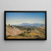 Hillsides near Civitella - P. C. Skovgaard — framed artwork on a wall