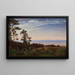 View of the North Coast of Zealand on the Kattegat and Kullaberg - P. C. Skovgaard — framed artwork on a wall
