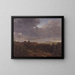 View of Frederiksværk from Tisvilde Forest, North Zealand - P. C.. Skovgaard — framed artwork on a wall