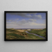 Vue de la côte nord de Zélande à Dronningmølle - P. C. Skovgaard — framed artwork on a wall
