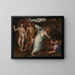 The Descent of Christ into Limbo - Pablo de Céspedes — framed artwork on a wall