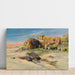 Reproduction of the painting Pair of lions in the steppe - Wilhelm Kuhnert