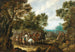 Landscape painting with soldiers resting - Palamedes Palamedesz — artwork view