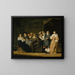 Company at the table - Palamedes Palamedesz — framed artwork on a wall