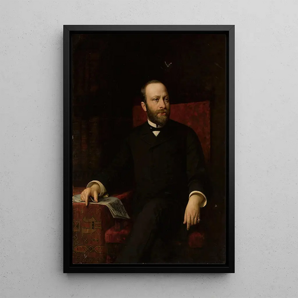Portrait of Francis de Sales Lewental - Pantaleon Szyndler — framed artwork on a wall