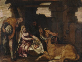 the Adoration of the Shepherds - Paolo Farinati — artwork view