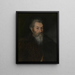 Portrait of a Man - Paolo Farinati — framed artwork on a wall