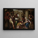 L'Adoration des mages - Paolo Farinati — framed artwork on a wall