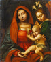 the Virgin and Child with an Angel - Paolo Morando Cavazzola — artwork view