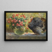 Garden Terrace with Turkey - Paolo Sala — framed artwork on a wall