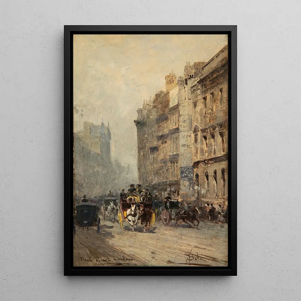 Rue de Londres - Paolo Sala — framed artwork on a wall