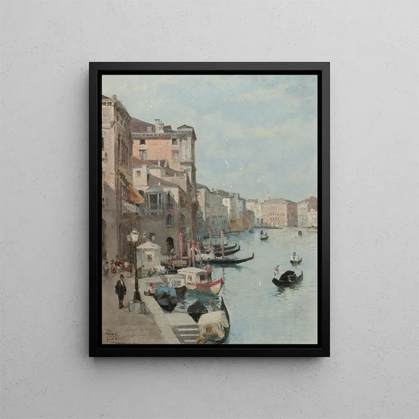 Venice - Paolo Sala — framed artwork on a wall