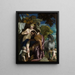 Mars and Venus united by love - Paolo Véronèse — framed artwork on a wall