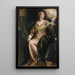Saint Catherine of Alexandria in prison - Paolo Véronèse — framed artwork on a wall
