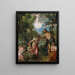 The Baptism of Christ - Paolo Véronèse — framed artwork on a wall