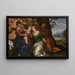 The Mystic Marriage of Saint Catherine of Alexandria - Paolo Véronèse — framed artwork on a wall