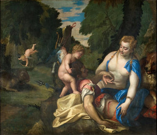 Venus weeping over Adonis - Paolo Véronèse — artwork view