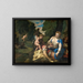 Venus weeping over Adonis - Paolo Véronèse — framed artwork on a wall
