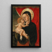 La Vierge à l'Enfant - Paolo di Stefano Badaloni — framed artwork on a wall