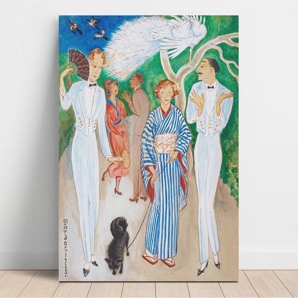 Reproduction of the painting Peacocks - Nils Dardel