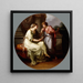 Papirius Praetextatus supplicated by his mother to reveal the secrets of the deliberations of the Roman Senate - Angelica Kauffmann — wall display of the artwork