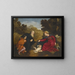 Virgin and Child with Saint Anthony of Padua and a young donor - Paris Bordone — framed artwork on a wall