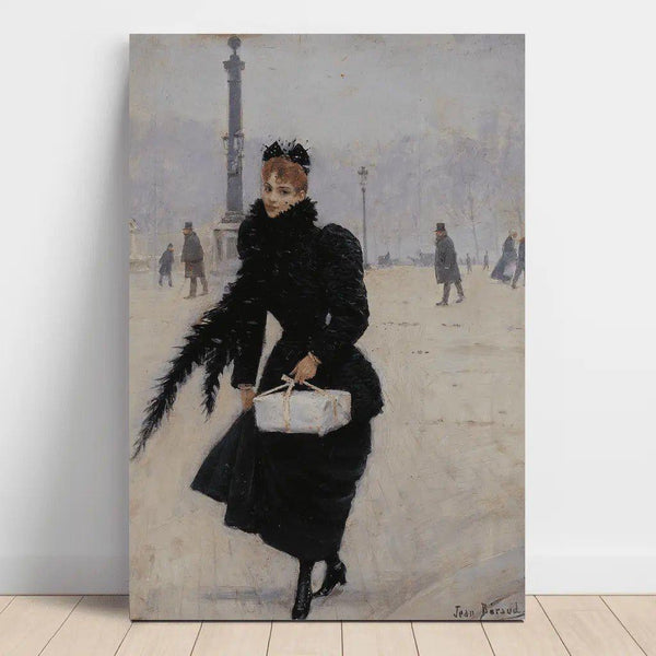 Reproduction of the painting Parisian painting on Place de la Concorde - Jean Béraud