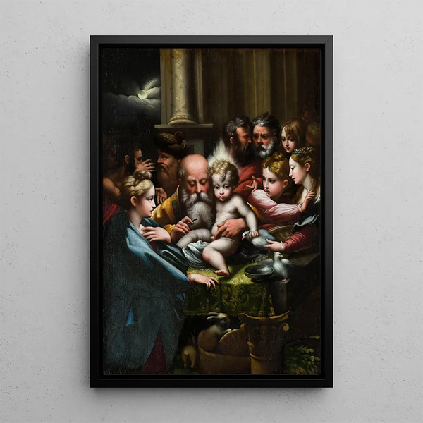 La Circoncision - Parmigianino — framed artwork on a wall